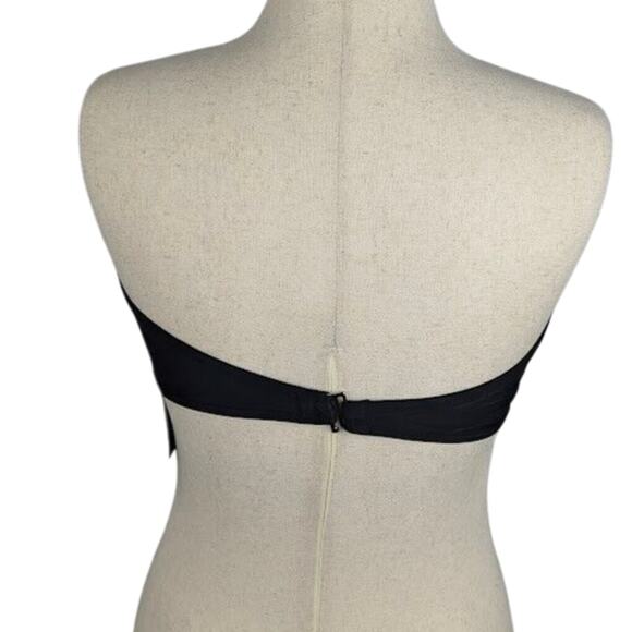 Tommy Hilfiger Women's Convertible Bandeau Swim Top Swimsuit Black‎ Size XL - Picture 5 of 5